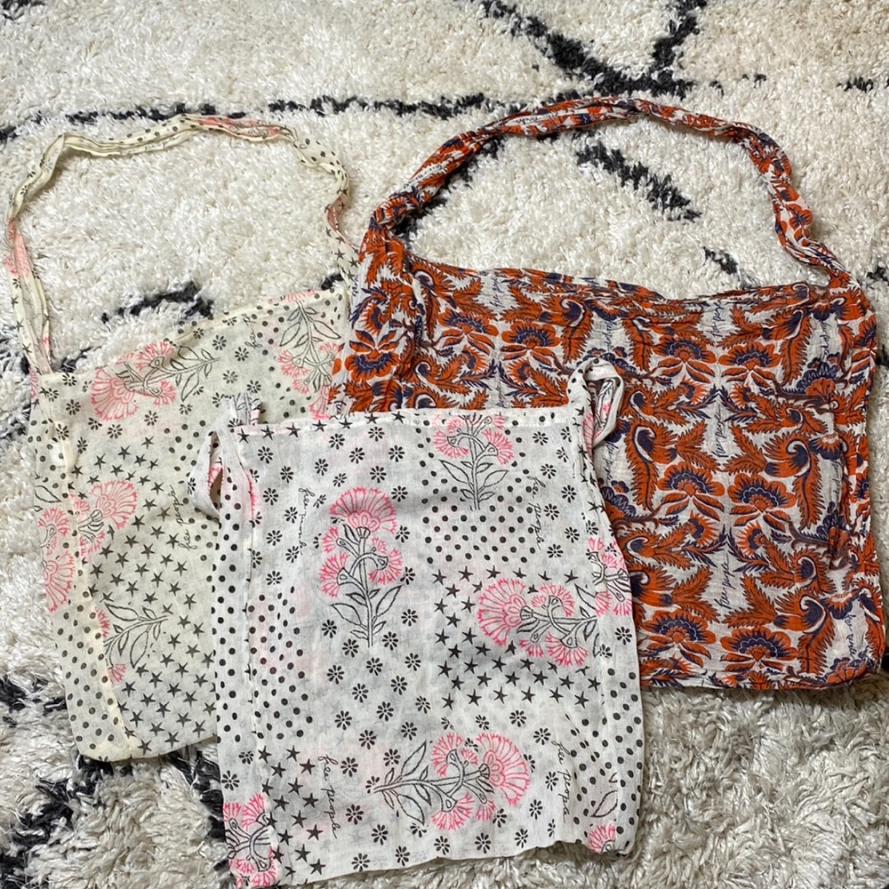 3 Free People Reusable Bags